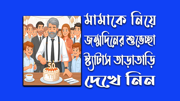 মামাকে নিয়ে জন্মদিনের শুভেচ্ছা স্ট্যাটাস